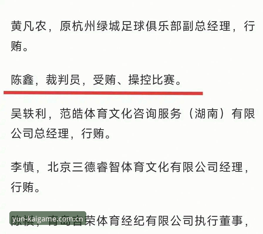 中国足协第三批禁足名单出炉，云开全站平台用户该如何看待这场足球反腐风暴？